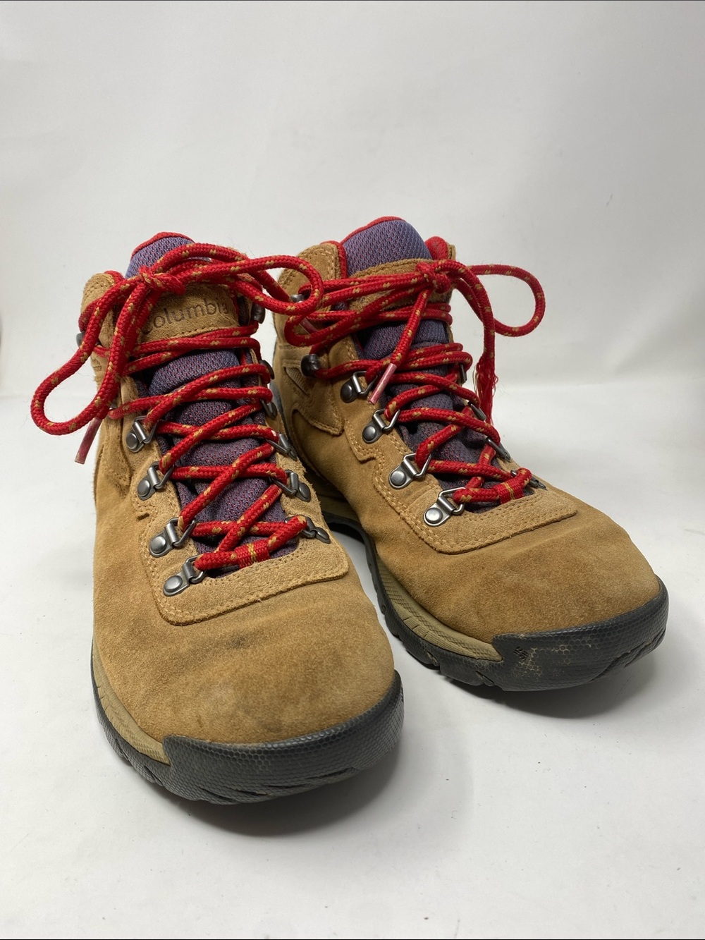 Columbia Newton Ridge Plus Waterproof Amped Elk/Red Women's 8.5 Hiking Boots